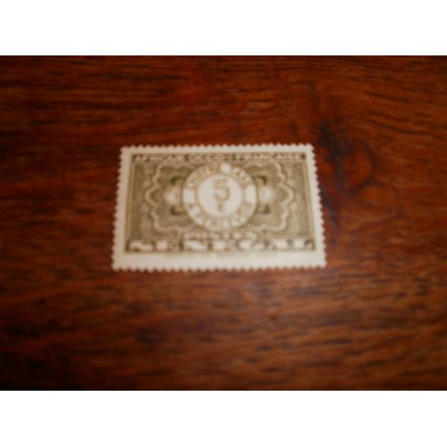 Sénégal : Timbre Taxe N°22 Y&t. (1935).