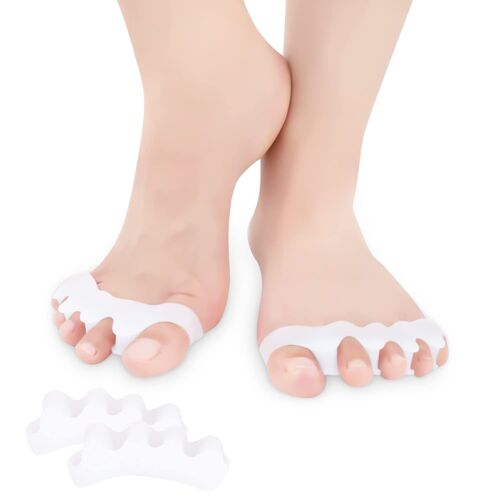 2 Paires Separateur Orteil Silicone - Séparateur Pied Pour Corrects - Restaurer Les Doigts De Pied Corrects - Restaurer Les Pieds 