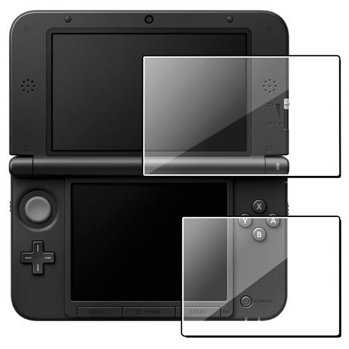 Lot 4 Anti-Rayure Film Protection Ecran Haut&bas Pour Console Nintendo 3ds Xl Ll