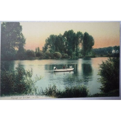 Paysage Sur Le Cher Aux Environs De Tours