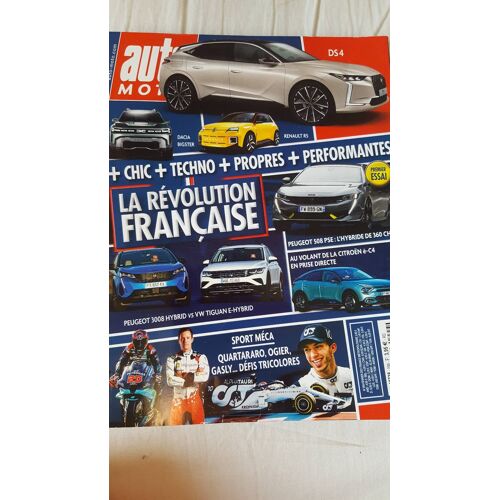 Auto Moto N° 299 La Révolution Française : + Chic + Techno + Propres + Performantes