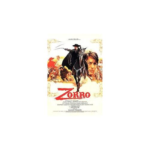 Zorro - Duccio Tessari - Alain Delon - Stanley Baker - Affiche De Cinéma Pliée 60x80 Cm