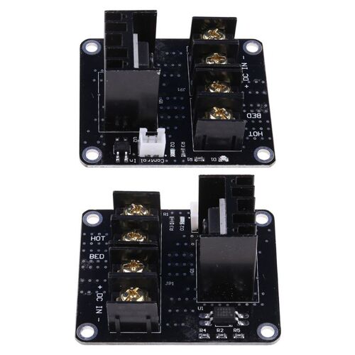 Module d'alimentation à lit chauffant pour imprimante 3D, Module d'extension MOSFET, avec câble à 2 broches, pour Anet A8 A6 A2 rampes 1.4