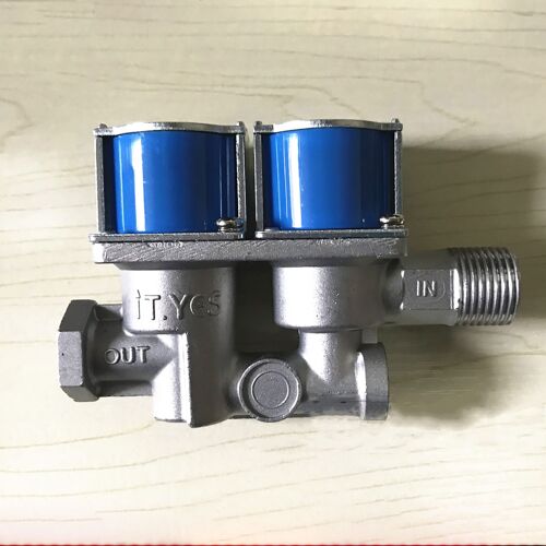 Electrovanne de remplacement universelle pour four à gaz, Double électrovanne 24V avec adaptateurs filetés, pièces de réparation