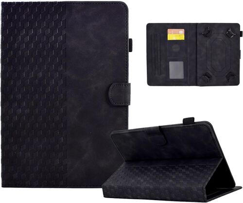 Universelle Coque Pour 10 Pouces Tablette Housse Étui De Protectio Flip Case Avec Support Et Poche Cartes Universal Case Für 9,7'' 10.1'' 10.2'' 10.3'' 10.4'' 10.5'' Noir