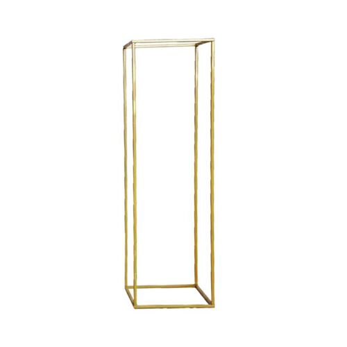 Vase À Fleurs En Métal, 1 Pièce, Support De Colonne, Décor De Mariage Élégant 9109-May14A21835