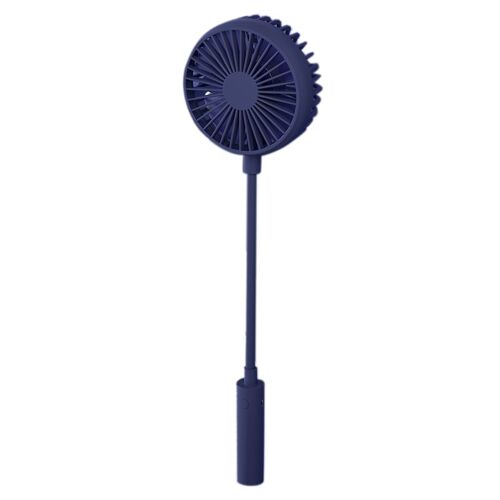 Ventilateur de cou suspendu, Portable, Flexible, Rechargeable par USB, 6 heures d'autonomie, refroidisseur d'air, bleu