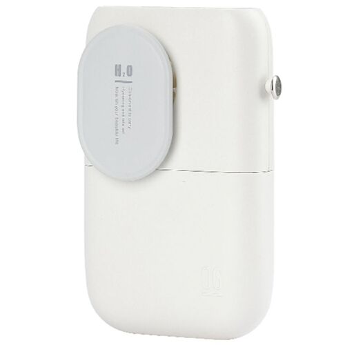 Ventilateur portatif, petit ventilateur personnel, 3 vitesses, silencieux, USB, Rechargeable, pour voyage, maison, bureau, blanc
