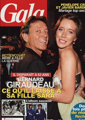 Gala / 21-07-2010 N°893 : Bernard Giraudeau (6p) - Jude Law (2p) - Adrien Brody (2p)