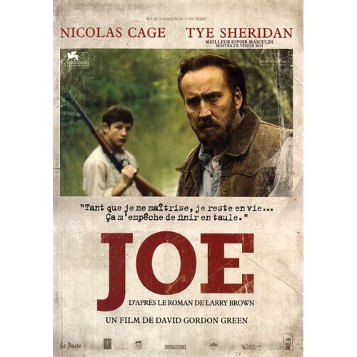 Joe, Dossier De Presse, De David Gordon Green, Avec Nicolas Cage, Tye Sheridan, Ronnie Gene Blevins