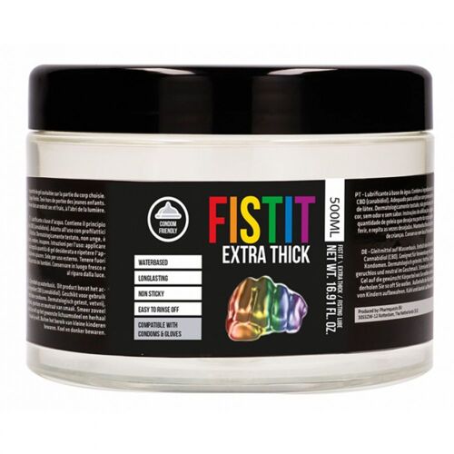 Lubrifiant Fist Eau Lubrifiant Eau Fist It Extra Thick Rainbow 500ml Fist It