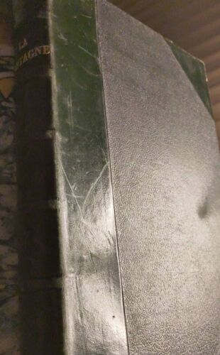 La Montagne Par Maurice Herzog Larousse Livre Relié Demi-Cuir Avec Signet, 1956. P Courthion J Couzy J Escarra J Franco R Granpierre B Kempf J-J Languepin L Neltner Samivel H Ségogne J Stoupy P Veyret