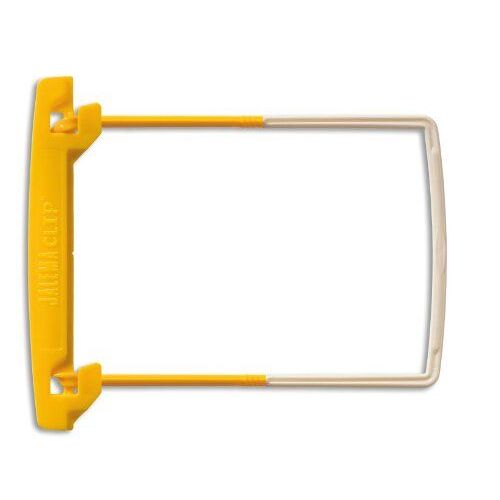Jalemaclip 5710200 Boîte De 100 Systèmes De Reliure Capacité 5 Cm Jaune