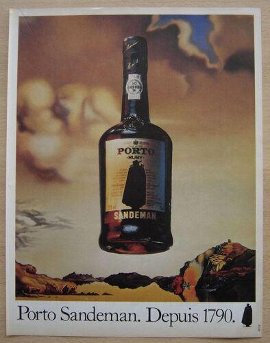 Publicité Papier - Porto Sandeman De 1982