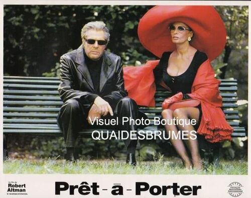Prêt-À-Porter : Jeu De 10 Photos D'exploitation Cinématographique - Format 22,5x28,5 Cm - Robert Altman, Avec Marcello Mastroianni, Sophia Loren, Jean-Pierre Cassel, Stephen Rea, Lauren Bacall - 1995