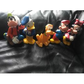 Lot De 5 Anciennes Petites Figurines Disney 14cm ( Plutot-Donald-Mickey-Minnie..)