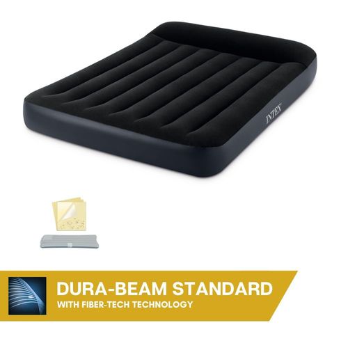 Matelas gonflable - Intex Pillow Rest Classic - 2 personnes - 137x191x25 cm (LxLxH) - Bleu