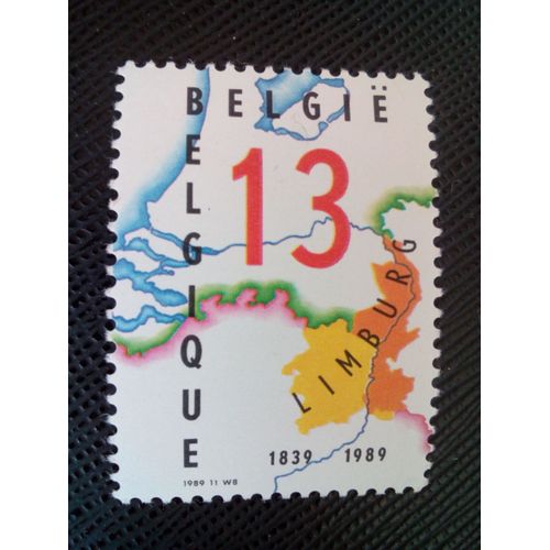 Timbre Belgique Yt 2338 150e Anniversaire De La Division Du Limbourg 1989 ( 0050505 )