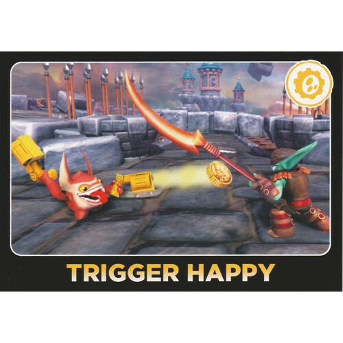 Carte Skylanders Giants Trigger Happy N° 49 Topps