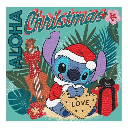 Crystal Art Kit Carte Broderie Diamant 18x18cm Christmas Aloha