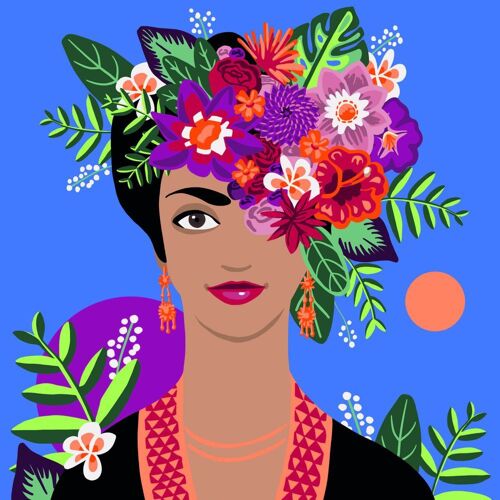 Peinture Au Numéro 30x30 Cm Frida