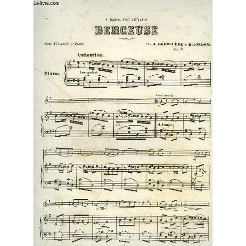Berceuse - Piano Et Violoncelle.