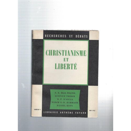 Christianisme Et Liberte