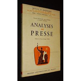 Analyses De Presse
