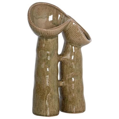 Grès Vase à fleurs 28 cm Vert WATERPOPPY