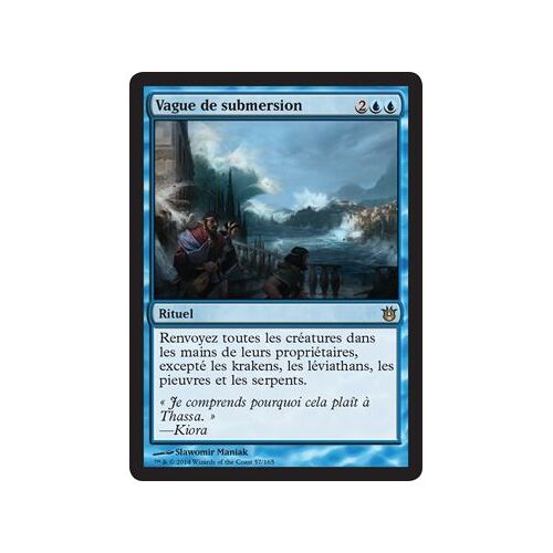 Magic Mtg - Vague De Submersion - Creations Divines