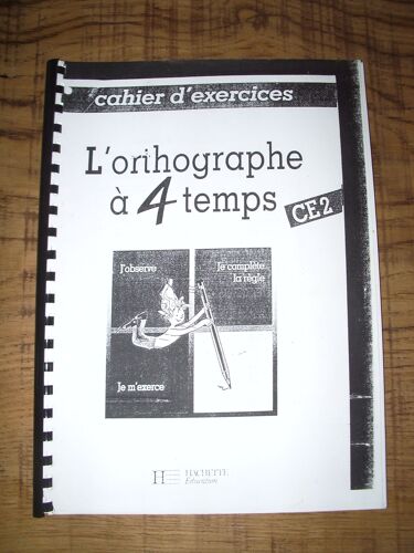 Fichier Ce2 L'orthographe À 4 Temps