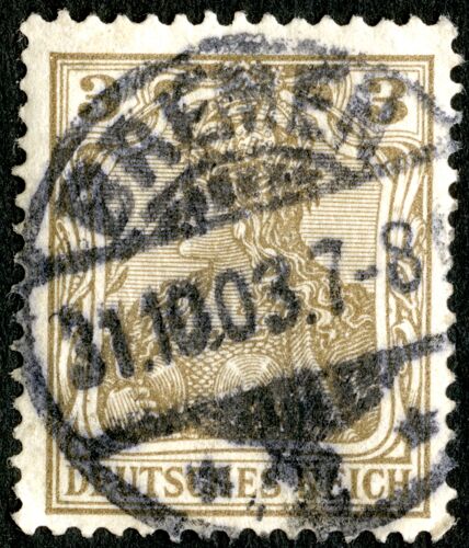 Timbre Oblitéré Deutsches Reich 3