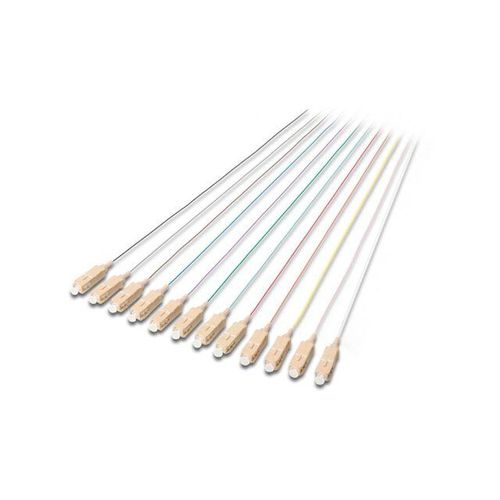 DIGITUS Professional - Kit câble de réseau - SC multi-mode (M) - 2 m - 2 m - fibre optique - 50 / 125 microns - OM3 - gris, noir, blanc, bleu, jaune, rouge, vert, brun, orange, violet, rose...