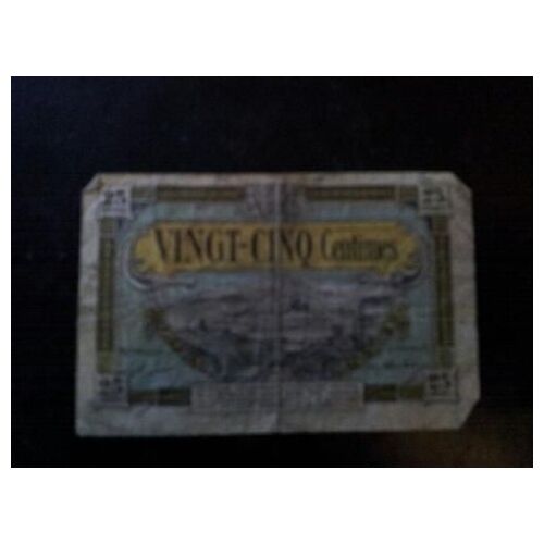 Billet De 25 Centimes De Francs