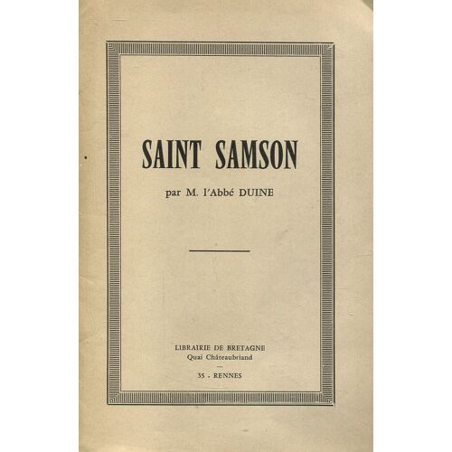 Abbé Duine - Saint Samson