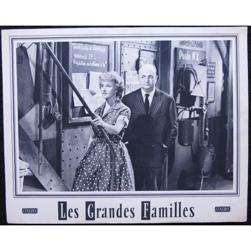Jean Gabin * Les Grandes Familles * Denys De La Patelliere - Film 1958 - 1 Photos D'exploitation Originale De Cinéma - Petite Affiche 30x24 Cm - Jean Gabin ; Jean Desailly ; Pierre Brasseur