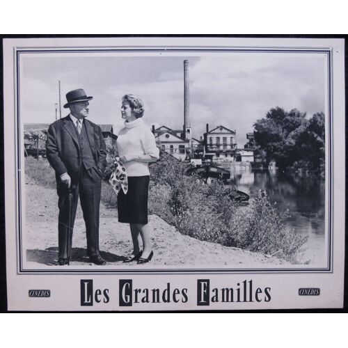 Jean Gabin * Les Grandes Familles * Denys De La Patelliere - Film 1958 - 1 Photos D'exploitation Originale De Cinéma - Petite Affiche 30x24 Cm - Jean Gabin ; Jean Desailly ; Pierre Brasseur