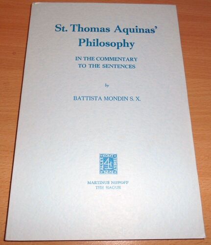 St. Thomas Aquinas' Philosophy