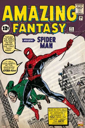 Marvel - Spiderman Issue 1 - Affiche / Poster Envoi En Tube