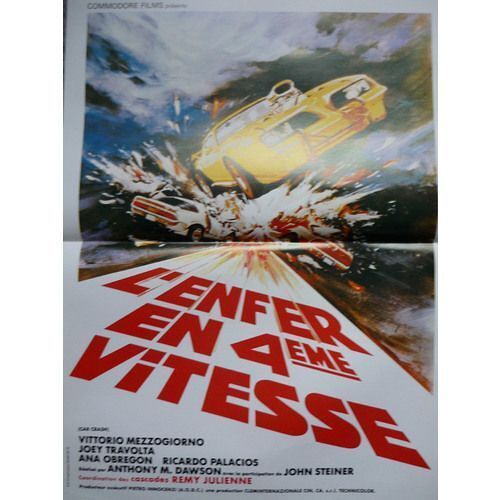 L'enfer En 4ème Vitesse - 1985 -  - Affiche Cinema Originale