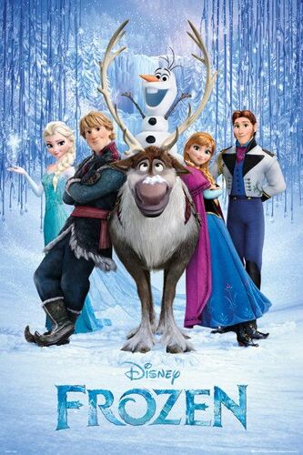Frozen - Disney - Affiche / Poster Envoi En Tube