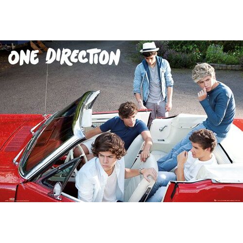 One Direction - Car - Groupe - Affiche / Poster Envoi En Tube