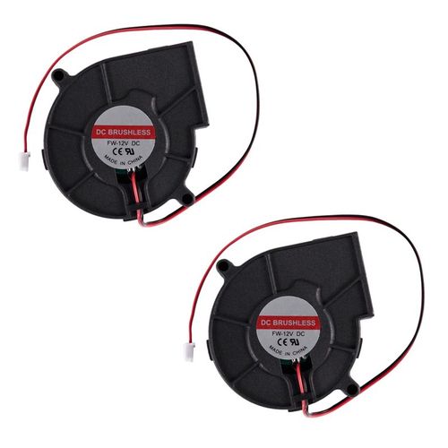 Ventilateur De Refroidissement Pour Ordinateur Pc, 2x75x30mm, Dc 12v, 0,36 A, 2 Broches