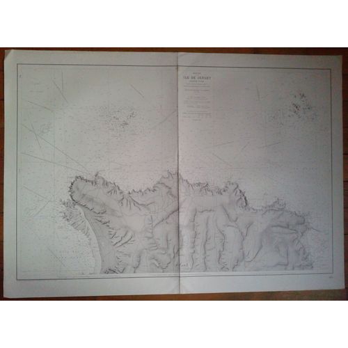 Carte Marine ?le De Jersey Partie Nord N?5134 74/105cm