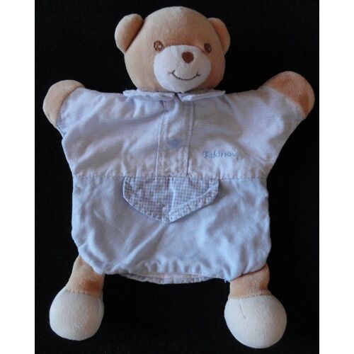Doudou Ours Bleu Ciel Takinou Marionnette