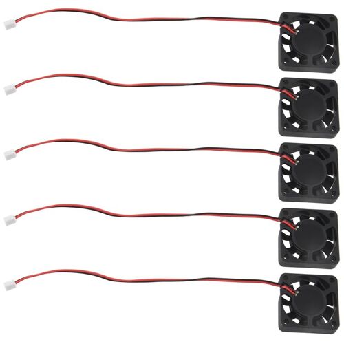 Ventilateur De Refroidissement Sans Balais, 5x, 40mm X 10mm, 0,12 A, 2 Broches, 5v Dc