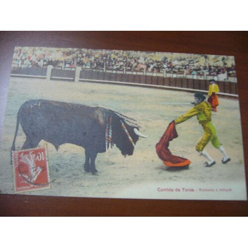 Carte Postale Ancienne Et En Couleur De La Corrida De Toros