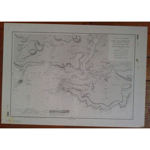 Carte Marine Baie De Wembury Et Rivie're Yealm N?4562 53/37cm