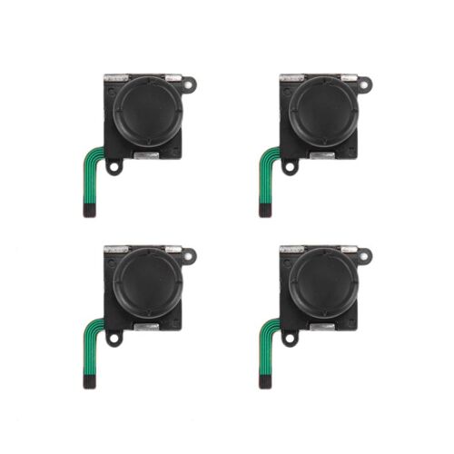 Joystick De Rechange 3d Gauche Et Droite, 4 Pièces, Bascule Analogique Avec Capuchon Pour Manette Nintendo Joy-Con Switch