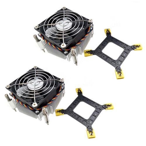 Ventilateur De Refroidissement Pour X58 X79, Refroidisseur De Processeur, Contrôle De La Température Et Du Contrôle De La Vitesse, 2 Broches, 1366 Broches, 2011 Broches, 1155